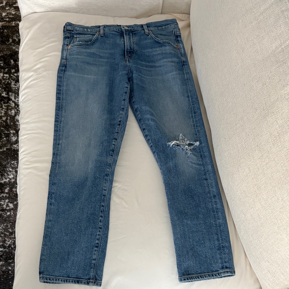 Citizens Of Humanity Distressed Blue Jeans